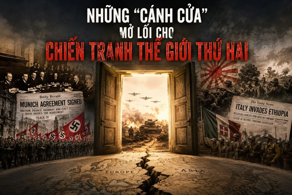 Những “cánh cửa” mở lối cho Chiến tranh Thế giới thứ hai